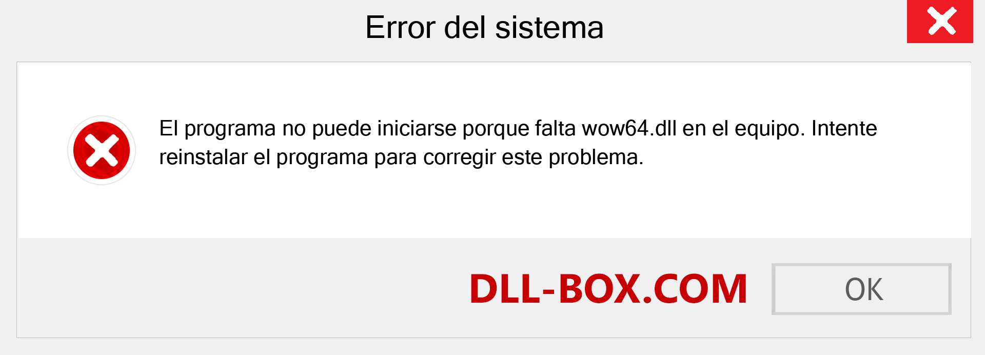 ¿Falta el archivo wow64.dll ?. Descargar para Windows 7, 8, 10 - Corregir wow64 dll Missing Error en Windows, fotos, imágenes